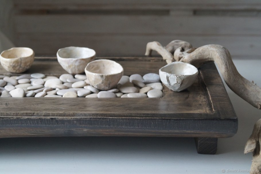 Стол для чайной церемонии из цельного дерева