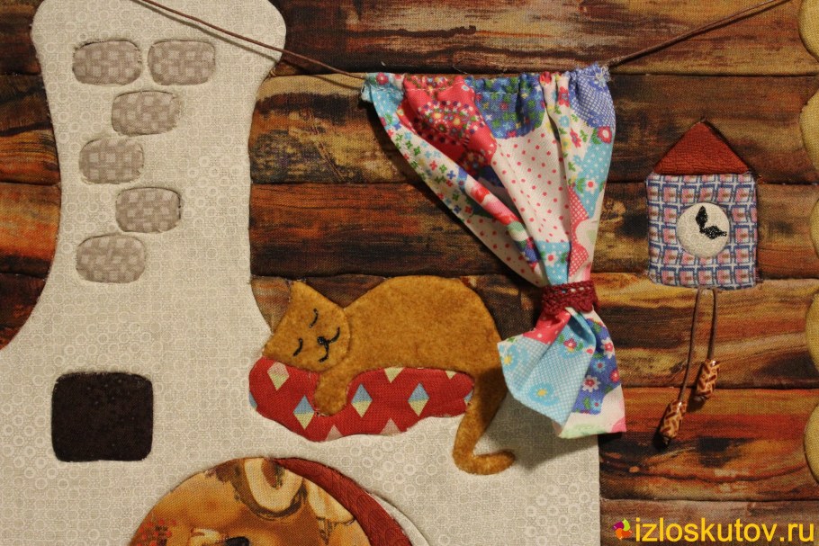 Панно из ткани