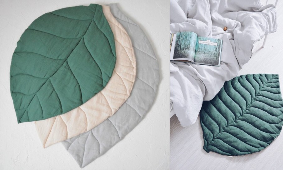 Коврик в виде листа