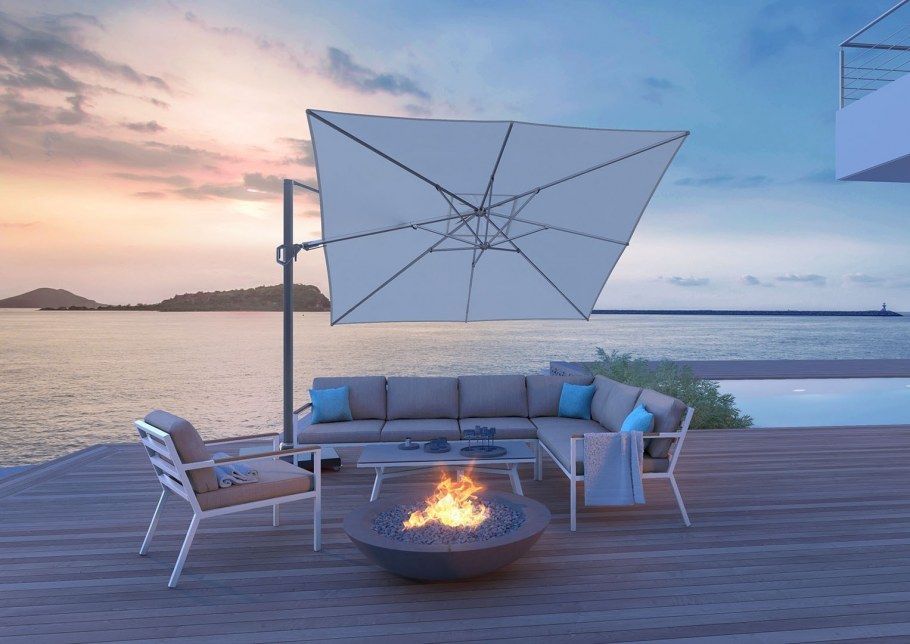 Стильная Садовая мебель с зонтом