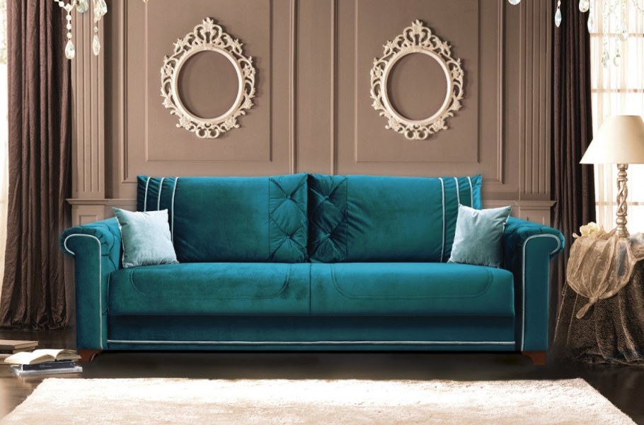 Гостиная в синем цвете