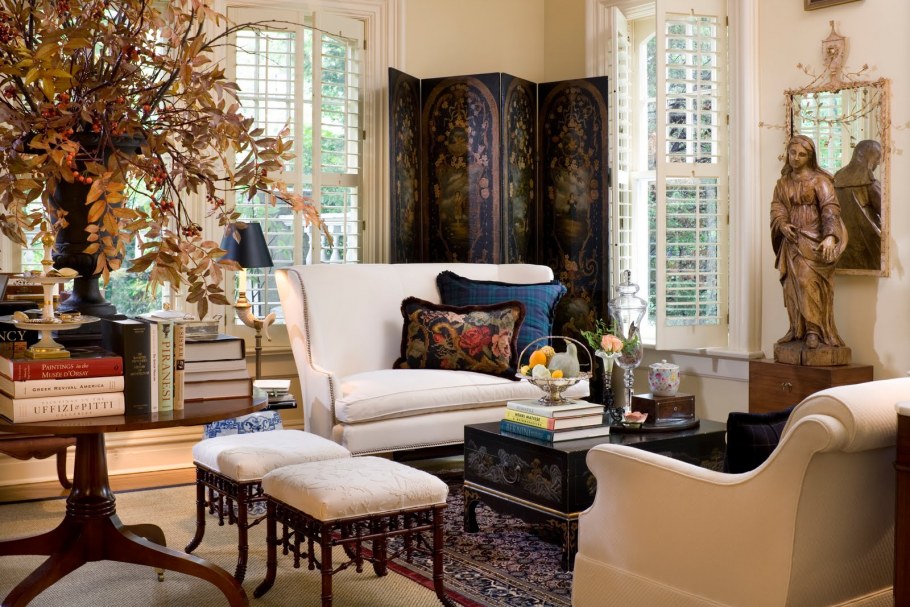 Интерьер в осенних тонах