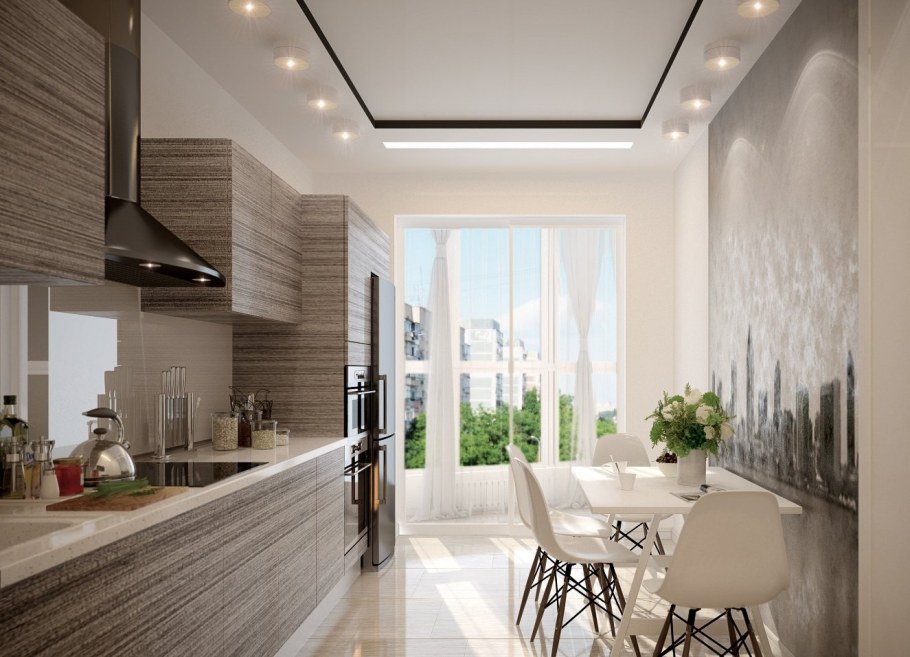 Отделка кухни в современном стиле