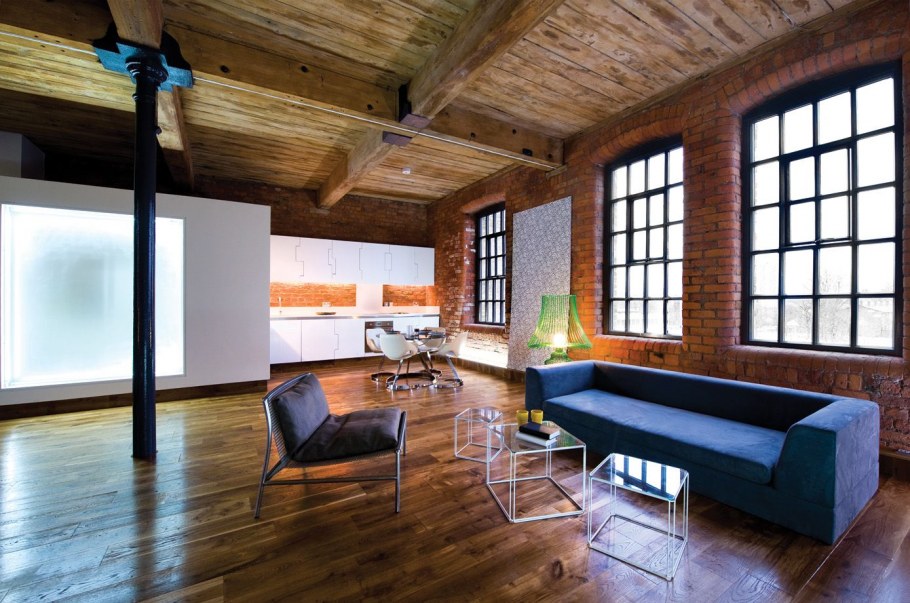 Дом контейнер внутри