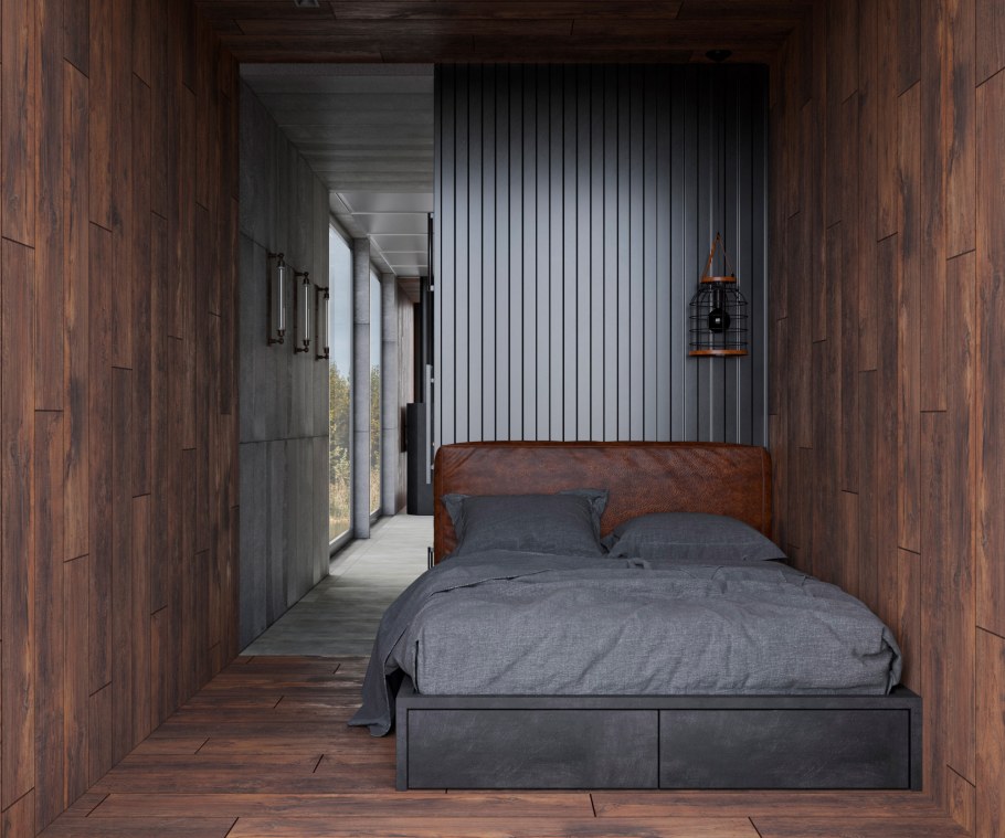 Морской контейнер внутри