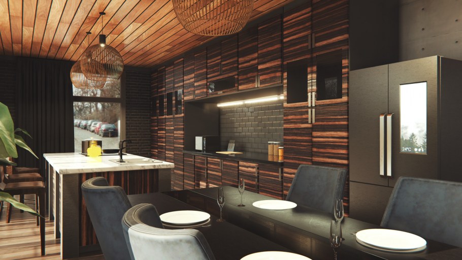 Черный дом лофт