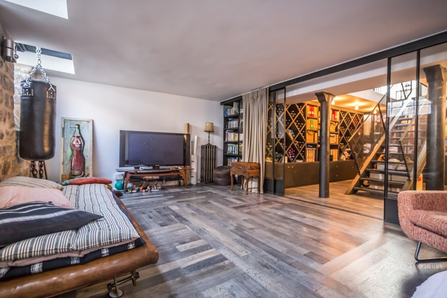 Потолок в гараже в стиле лофт