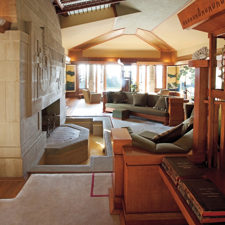 Фрэнк Ллойд Райт интерьеры