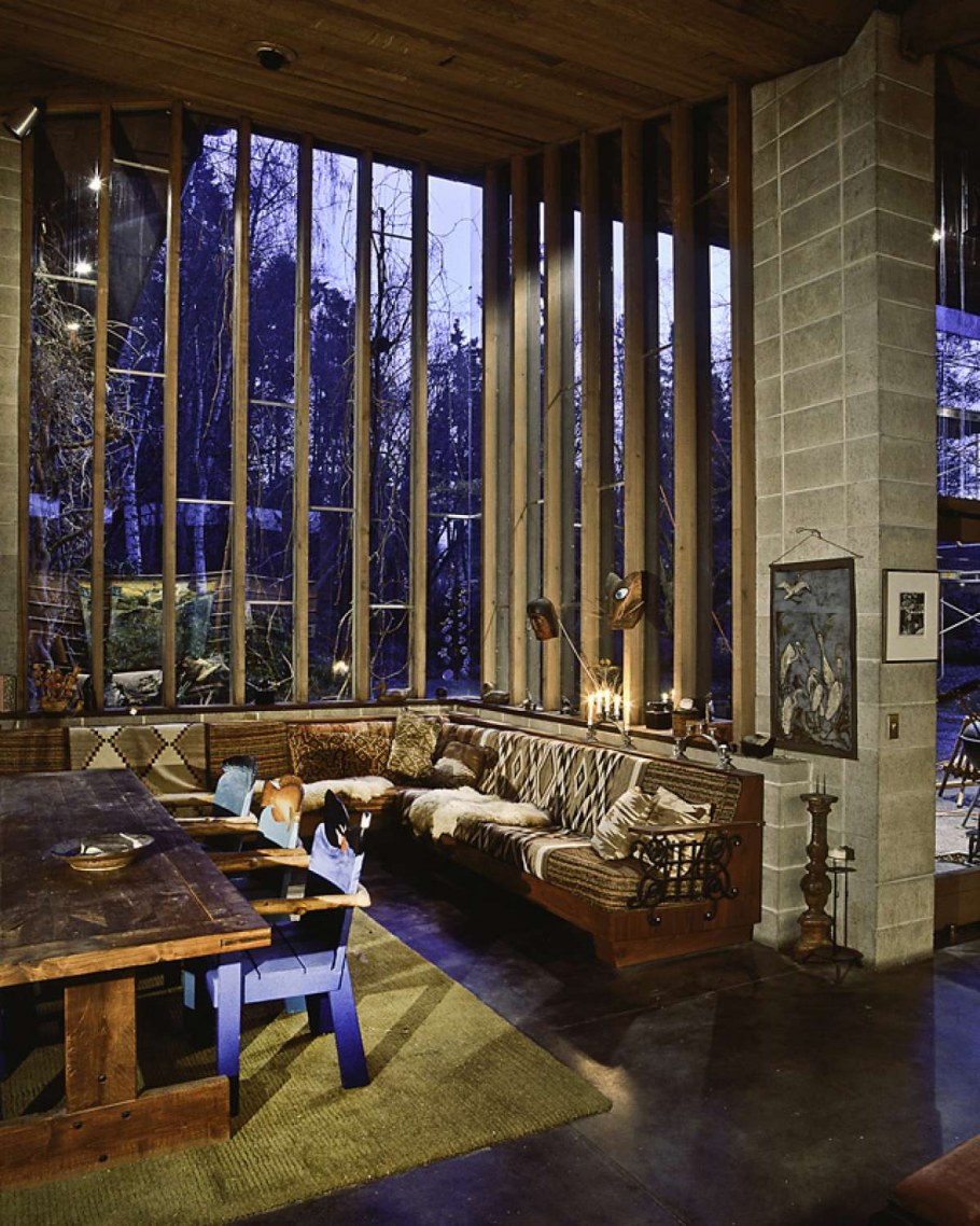 Архитектор Фрэнк Ллойд Райт интерьеры