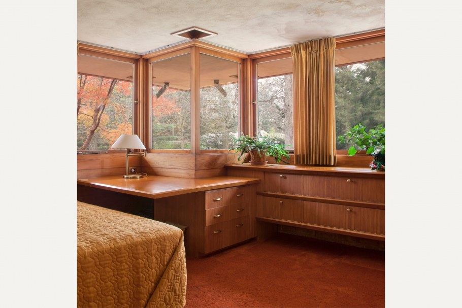 Фрэнк Ллойд Райт интерьеры спальни