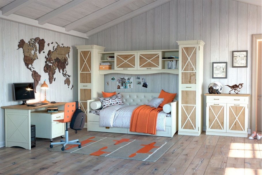 Кровать Ангстрем Кантри подростковая