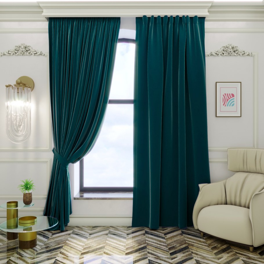 Бархатные шторы