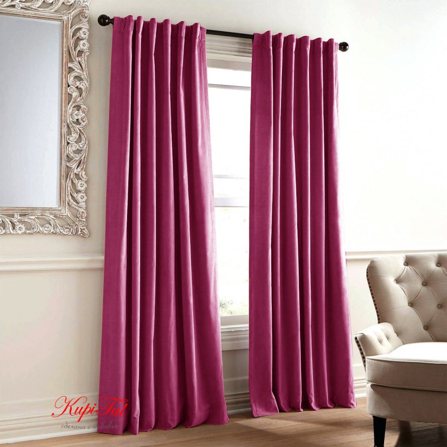 Вишневые шторы