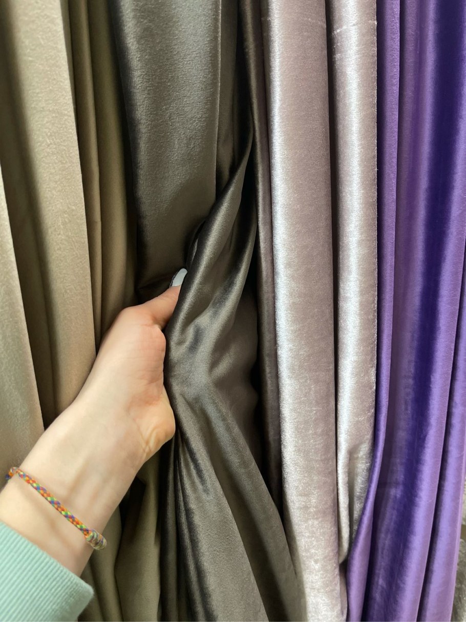 Бархатные шторы