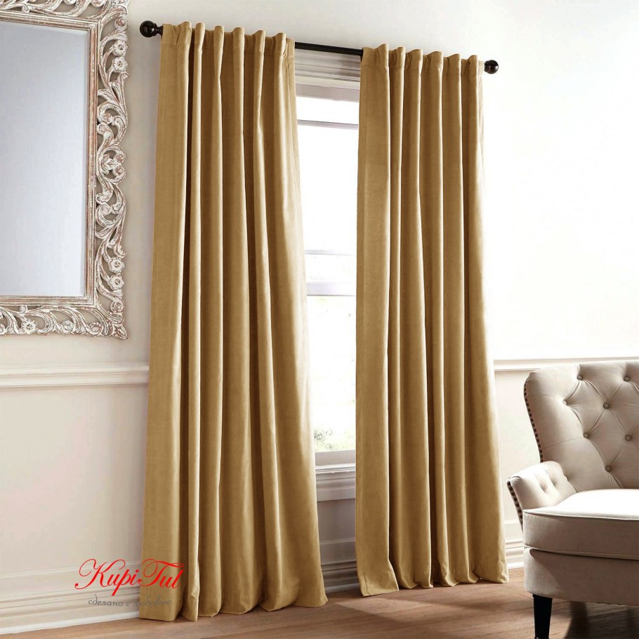 Бархатные шторы