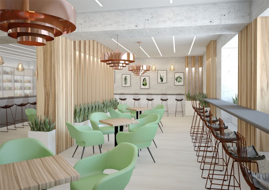 Дизайнерские проекты кафе