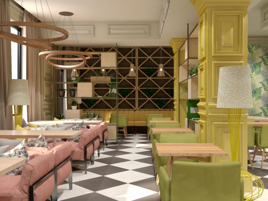 Дизайнерские проекты кафе