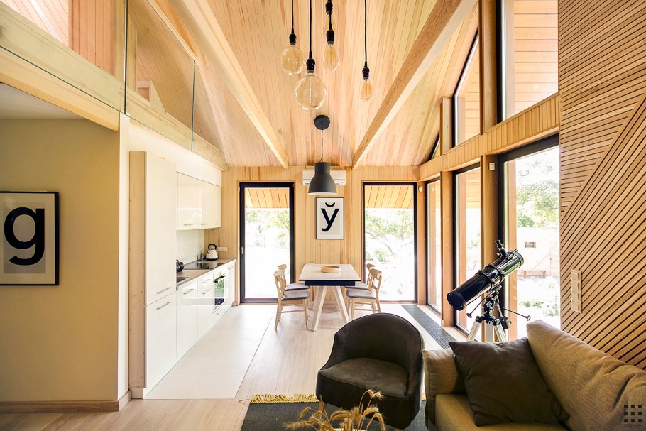 Скандинавский стиль в интерьере загородного дома