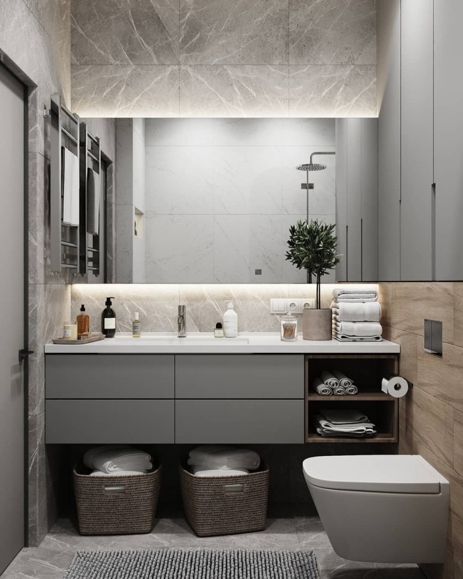 Ванная в современном стиле 2020