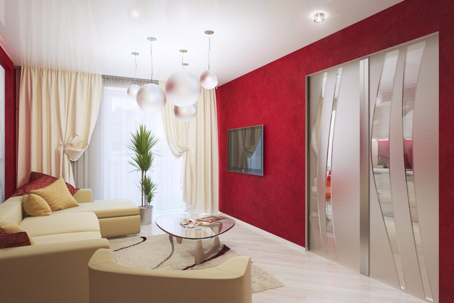 2 Комнатная квартира сквозная дизайн