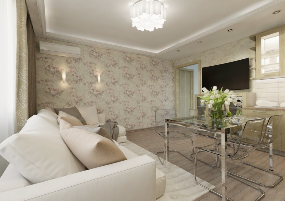 Прудникова дизайн 2х комнатной квартиры