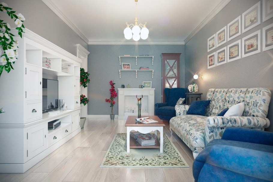 Фотообои в однокомнатной квартире