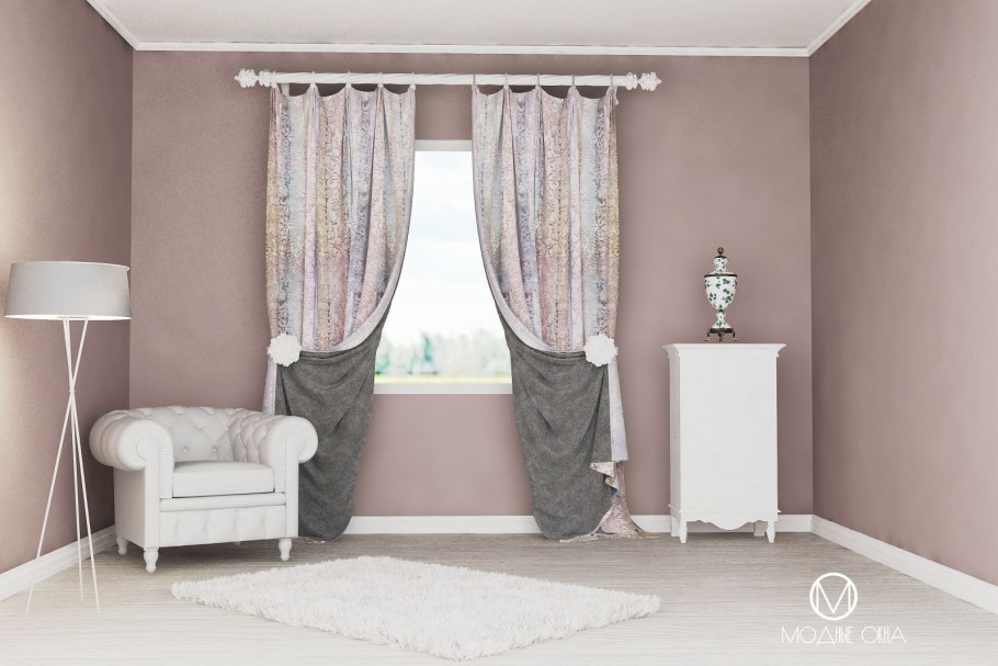 Брусничный цвет в интерьере