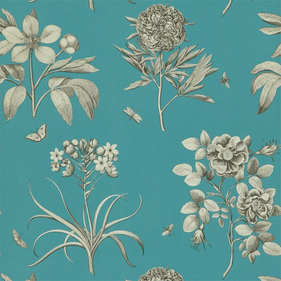 Обои Sanderson Parchment Flowers dpfwer102