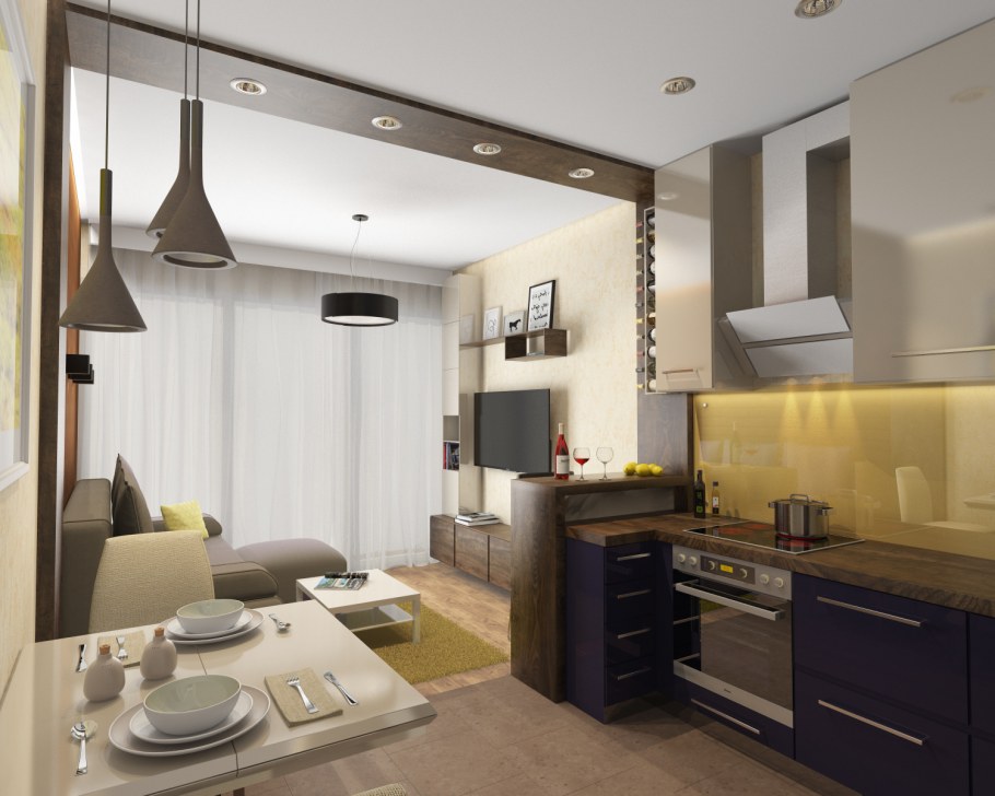 Спальня-гостиная 18