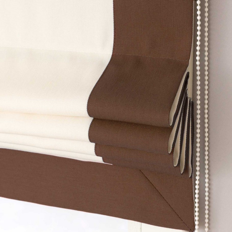 Римские шторы с кантом