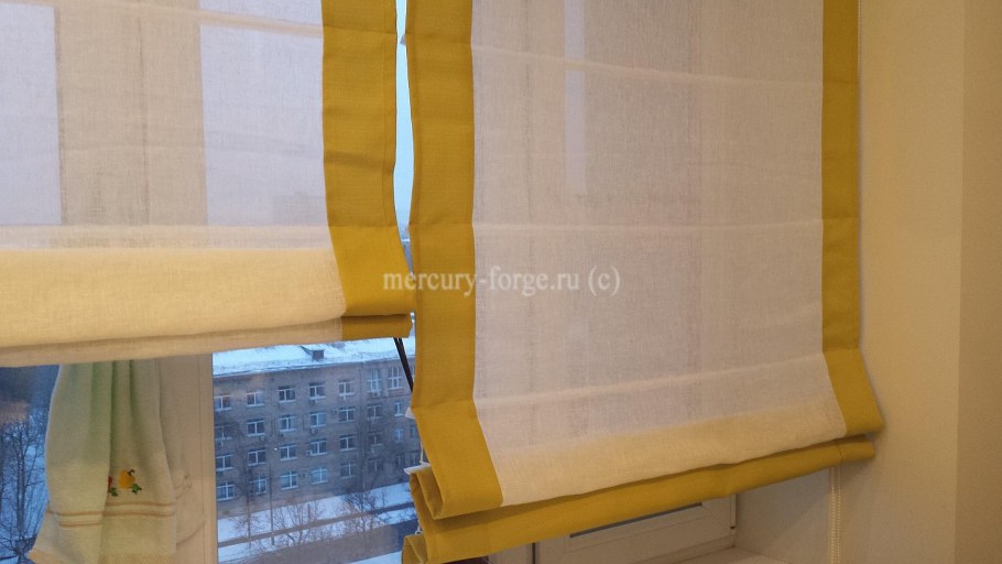 Римская штора с оптачка