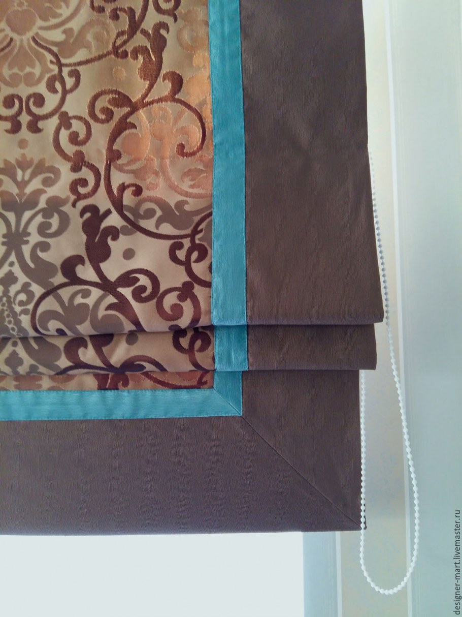 Римская штора комбинированная