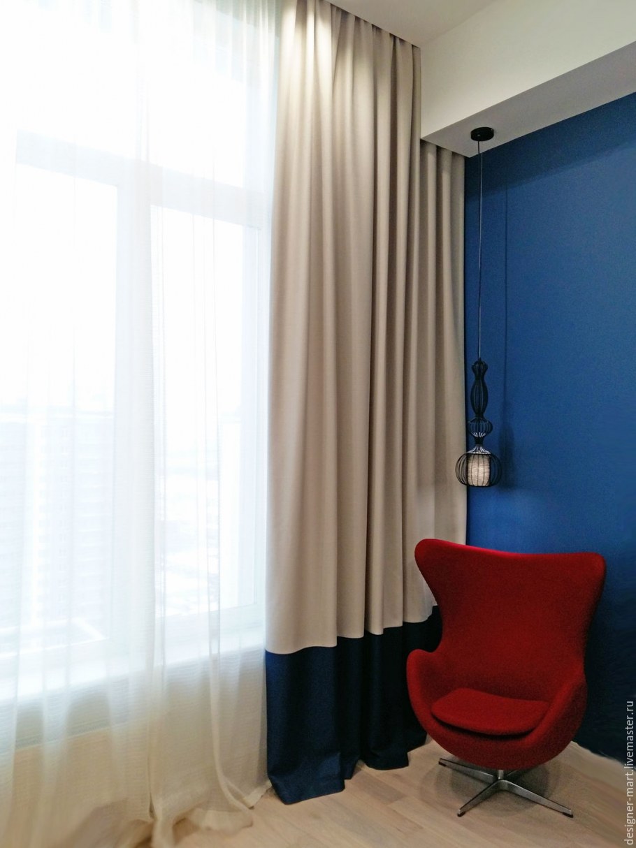 Шторы с вертикальным кантом