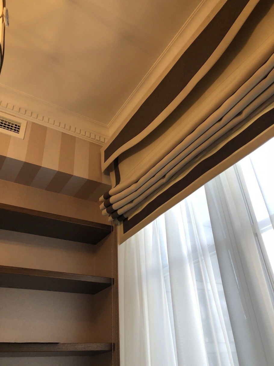 Мастерская закулисье шторная римские шторы