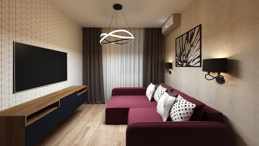 Обои для спальни коричневого цвета