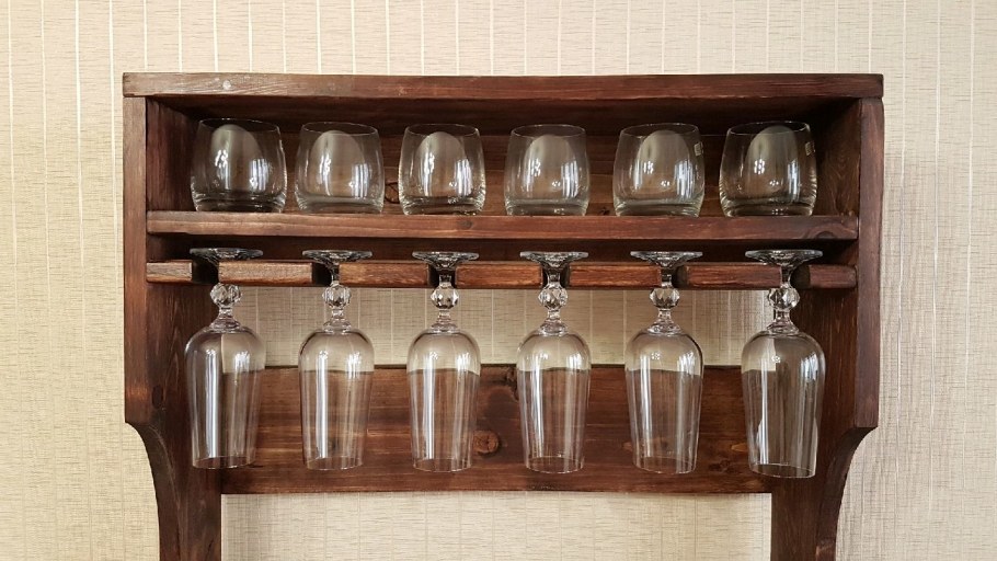 Барная полка для бутылок