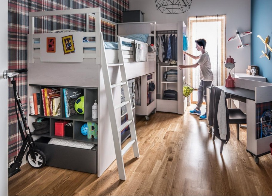 Кровать-чердак Nest