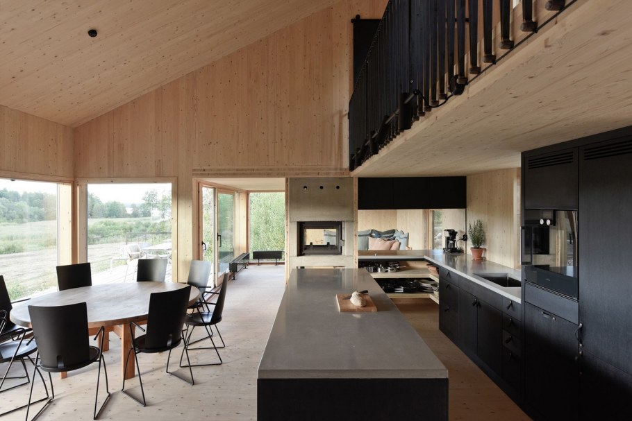 Интерьер дома в стиле барнхаус