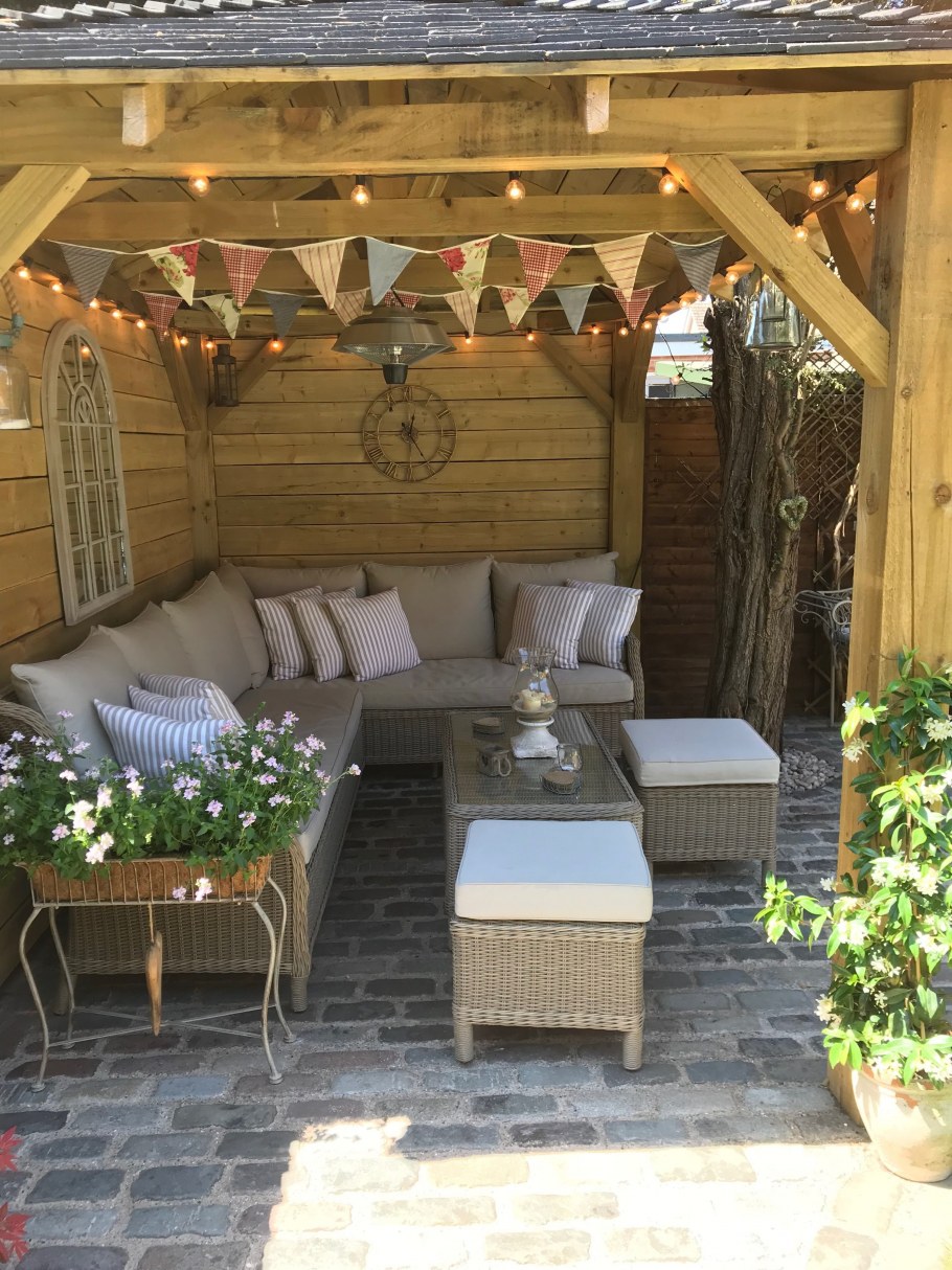 Обустройство дачной беседки