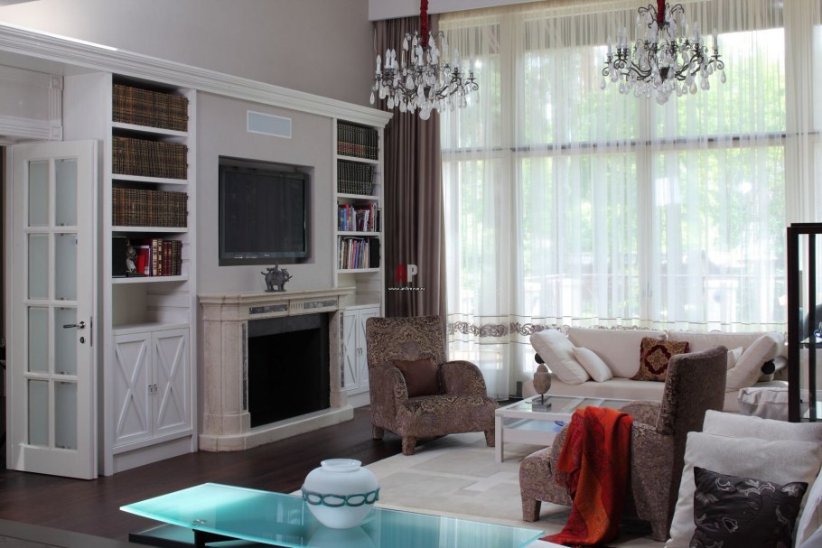 Мебель для гостиной в стиле Фьюжн