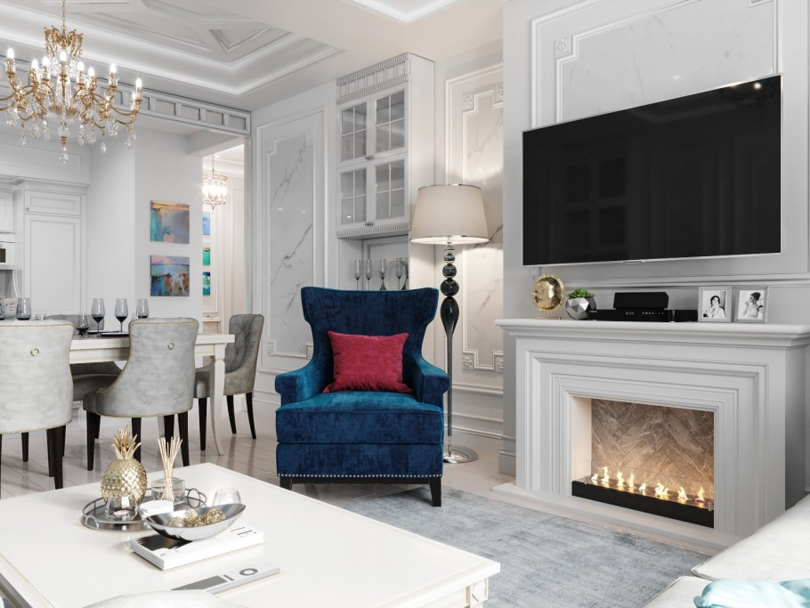 Камин Неоклассика арт деко