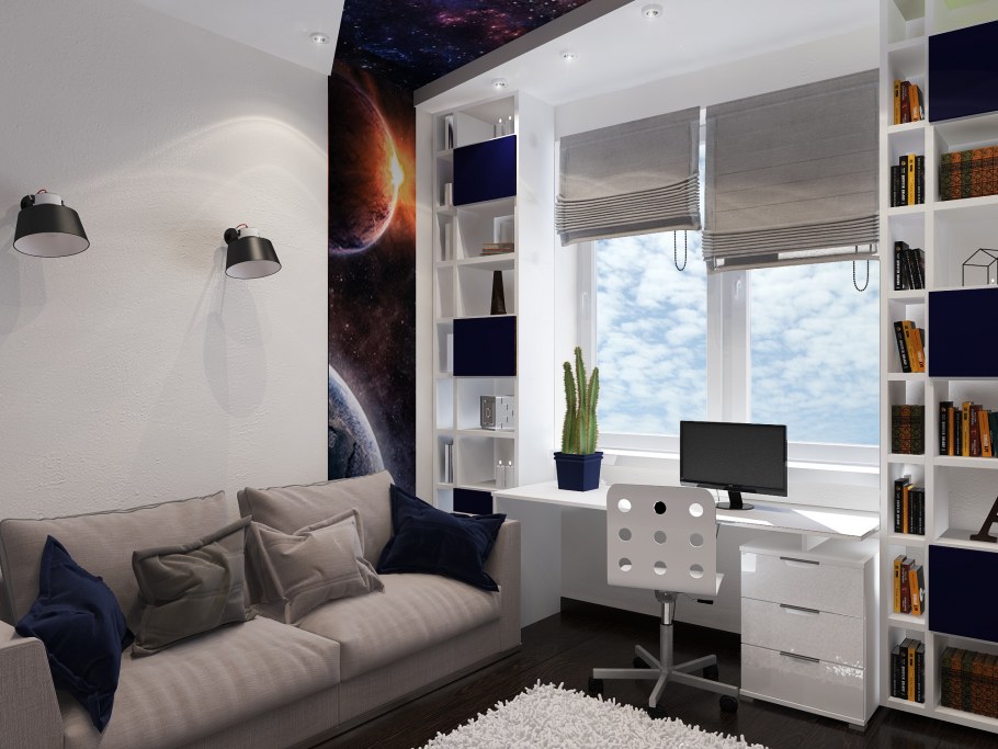 Комната в стиле Минимализм для подростка