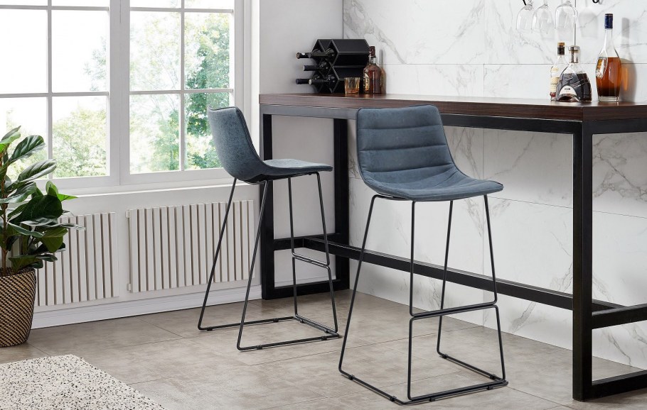 Стул барный CQ-8280e-1 синий