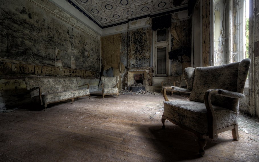 Интерьеры домов в стиле заброшенный