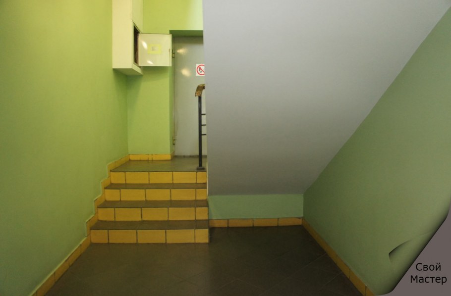 Каким цветом покрасить стены в подъезде