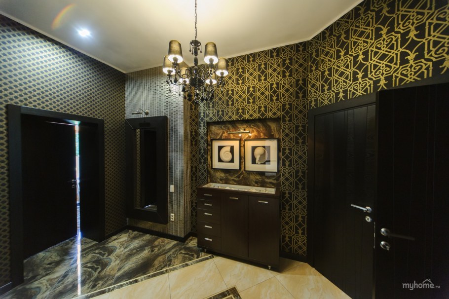 Синий цвет в интерьере