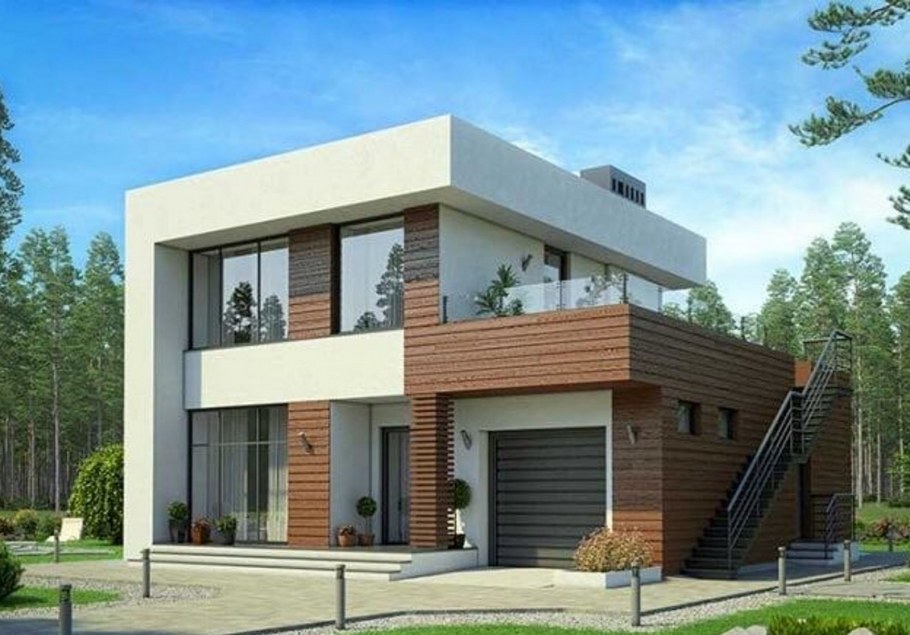 Флэтхаус с плоской крышей 200 МКВ