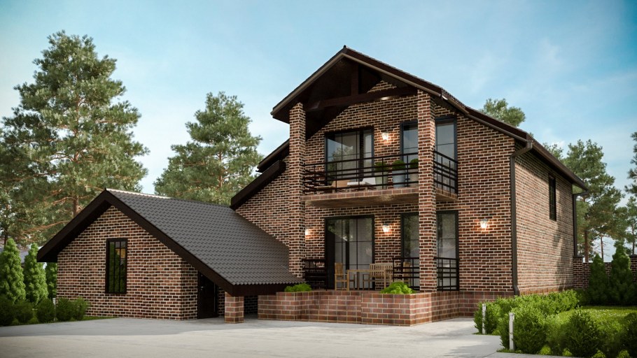 Кирпичный дом