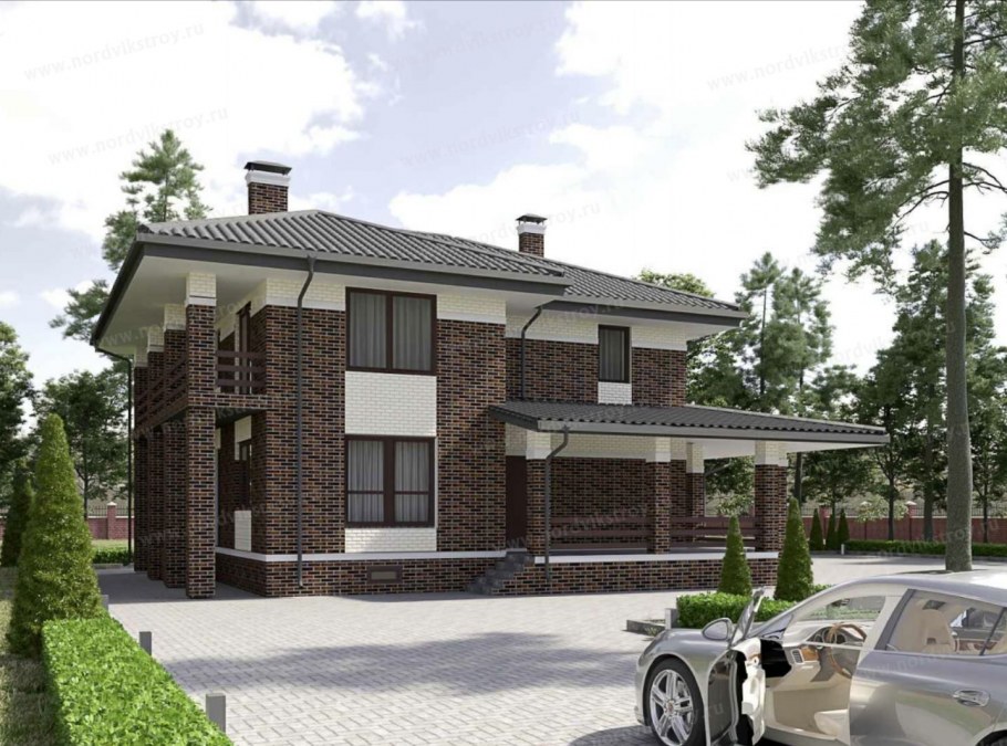 Проекты двухэтажных домов с цоколем