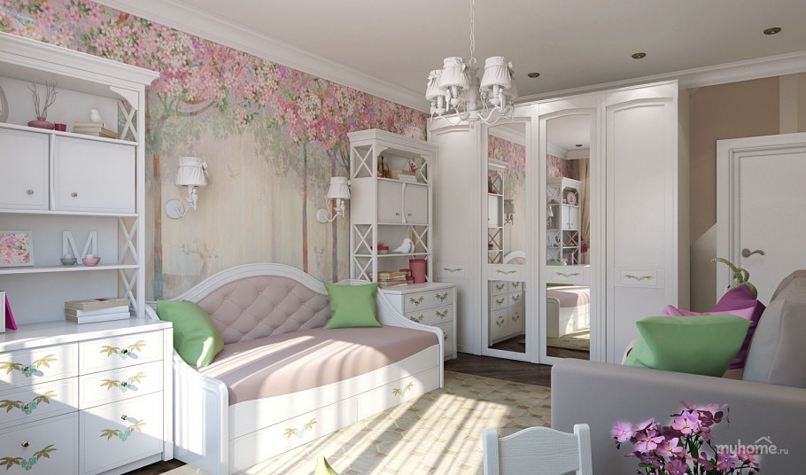 Детские комнаты в стиле Прованс